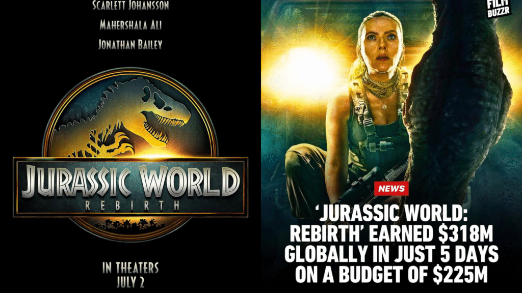 Jurassic World Rebirth Box Office 318m Globally In 5 Days