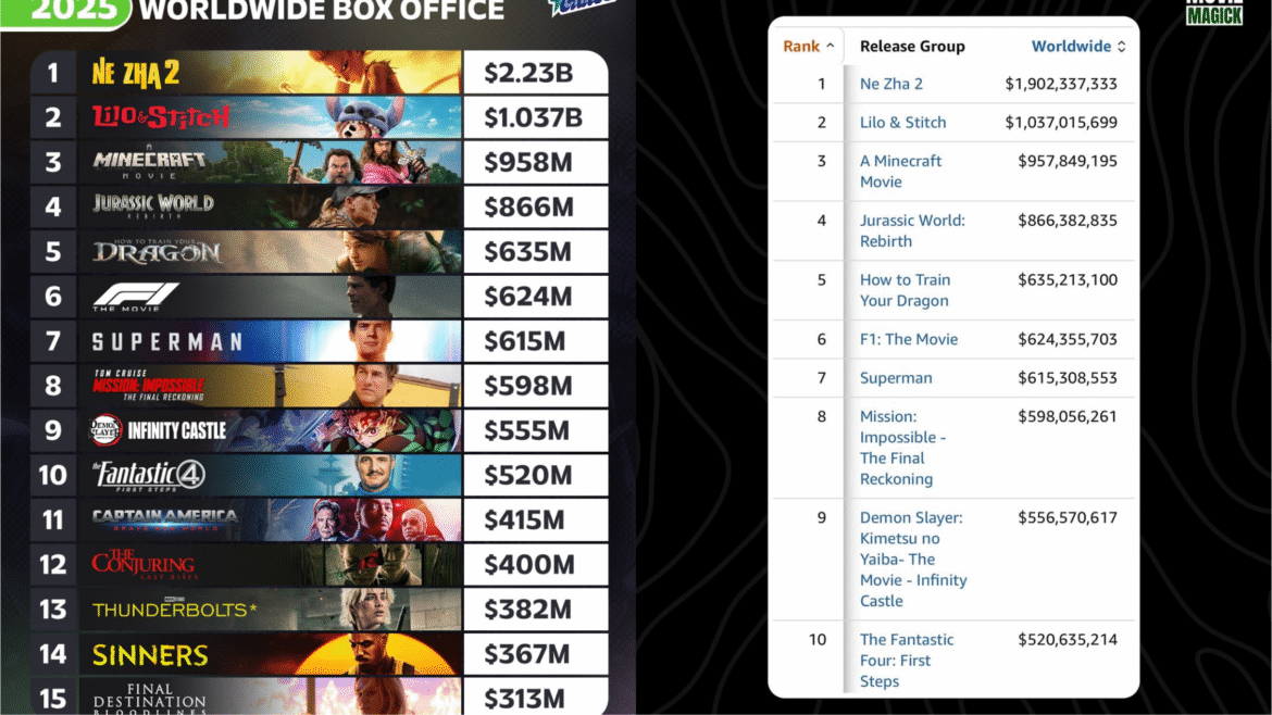 Highest Grossing Movies 2025