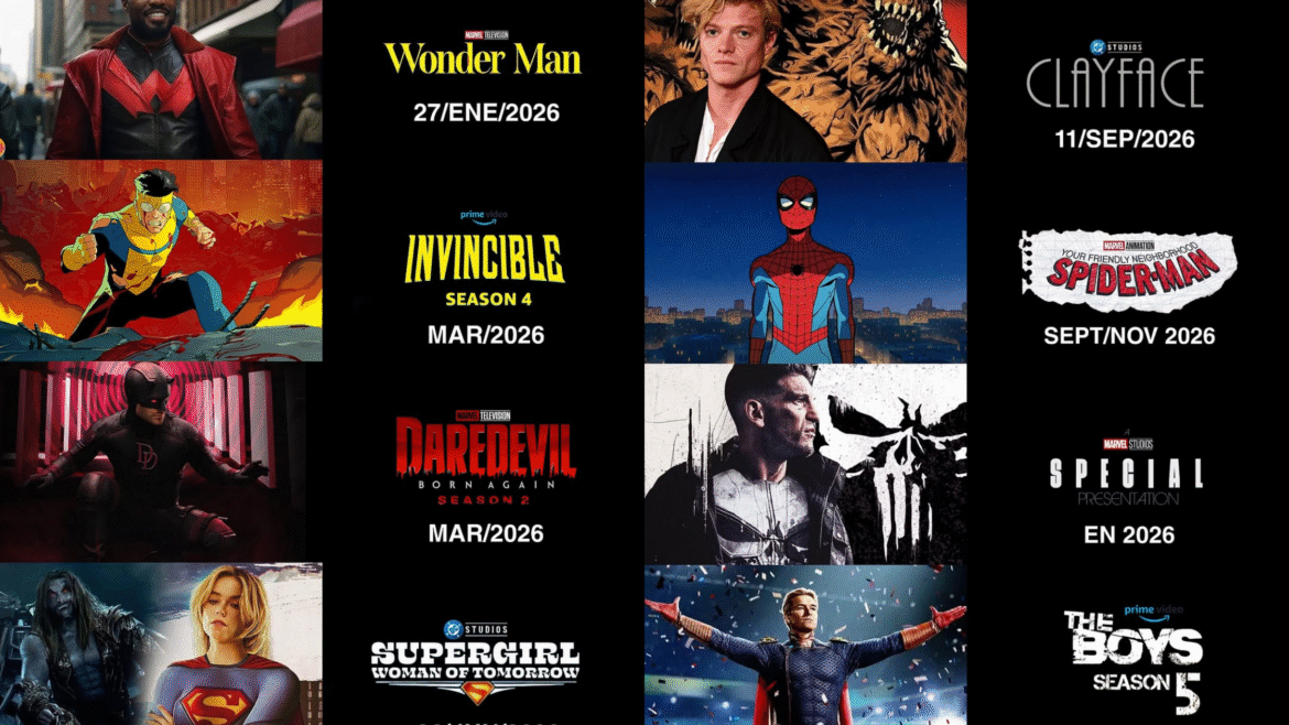 Upcoming Superhero Movies and Series 2026