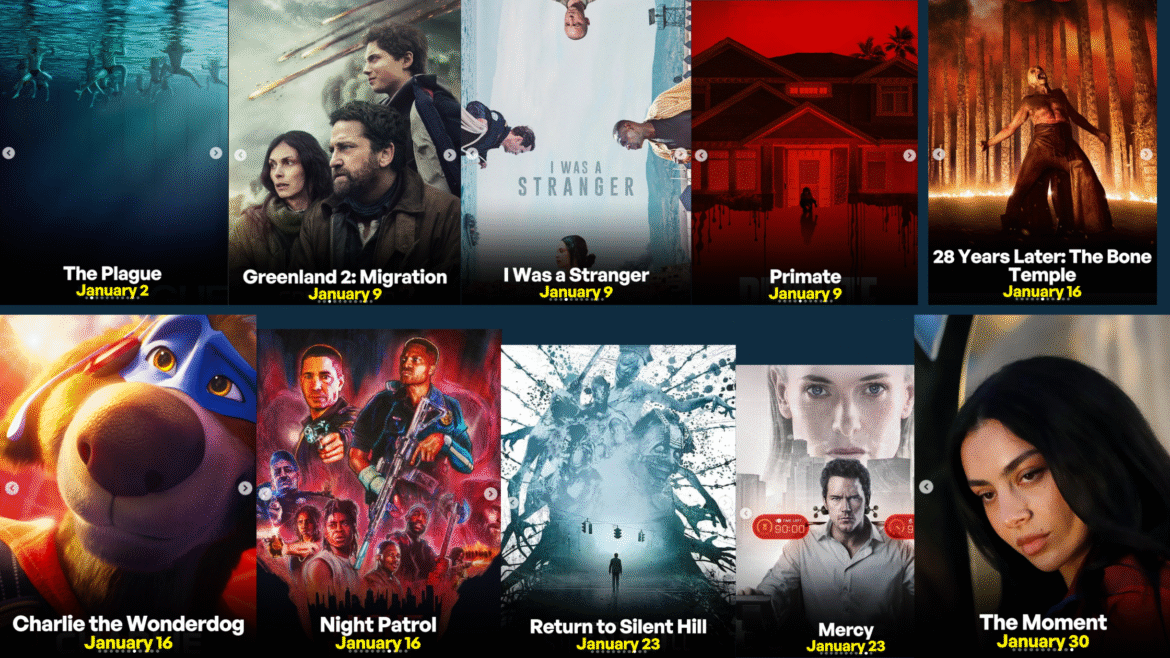 Upcoming Movies in January 2026